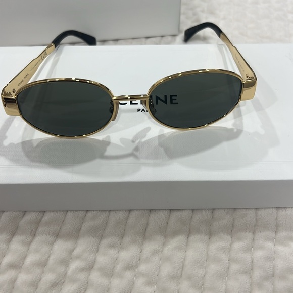 Celine Triomphe Metal Sunglasses - Picture 9 of 16